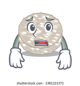 Afraid rice cakes served on cartoon board
