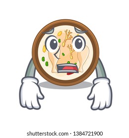 Afraid samgyetang in the a character shape
