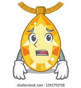 Afraid topaz jewelry in the character shape