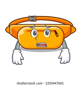 Afraid waist bag the shape funny characters