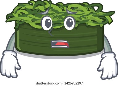 Afraid wakame chuka in the character shape