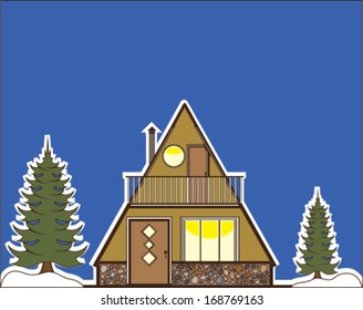 A-frame house