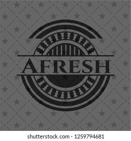 Afresh black emblem