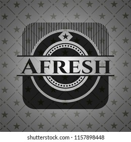 Afresh dark icon or emblem