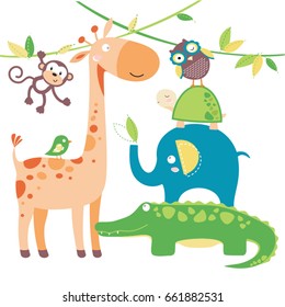 Africa animal pattern