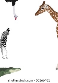 africa backdrop with copy-space