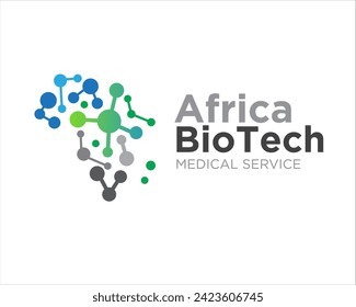 africa bio tech logo designs for medical care and research logo