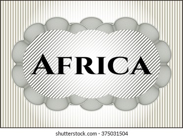 Africa card