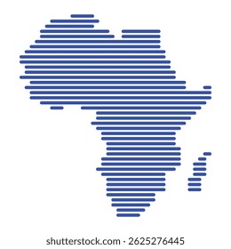 Africa Continent Line Art design element