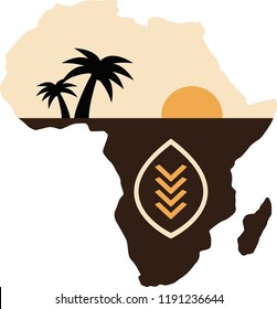 Africa continent vector