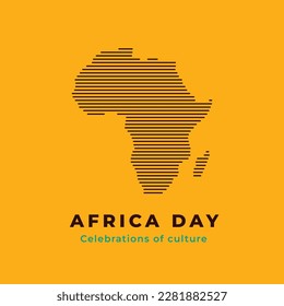 Africa day celebrations design template.