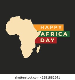 Africa day celebrations design template.