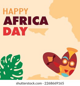 africa day design vector poster