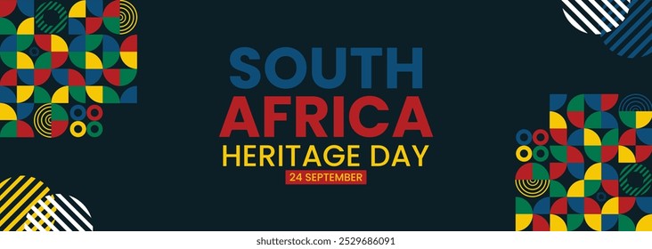 Africa day geometric pattern background