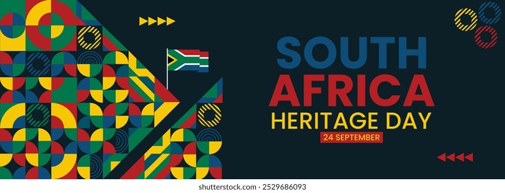 Afrika Tag geometrisches Muster Hintergrund