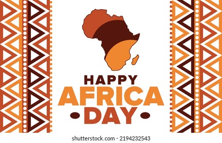 Africa Day Happy African Freedom Day Stock Vector (Royalty Free ...