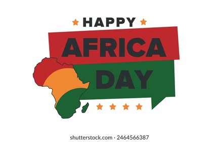 Africa Day. Happy African Freedom Day and Liberation Day. Celebrate annual on the African continent and around the world. African pattern. Poster, card, banner and background. Vector illustration