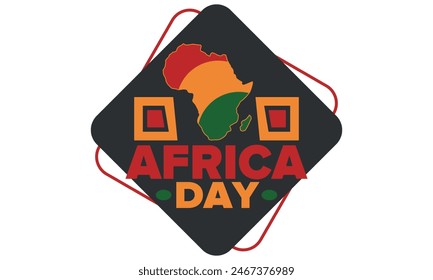 Africa Day. Happy African Freedom Day and Liberation Day. Celebrate annual on the African continent and around the world. African pattern. Poster, card, banner and background. Vector illustration