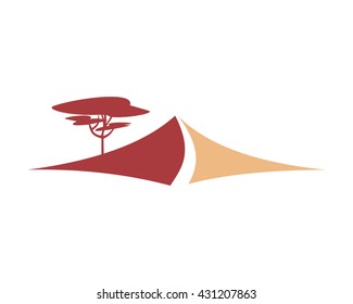 africa desert image vector