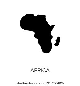 Africa icon. Africa symbol design from Maps and locations collection. Simple element vector illustration on white background.