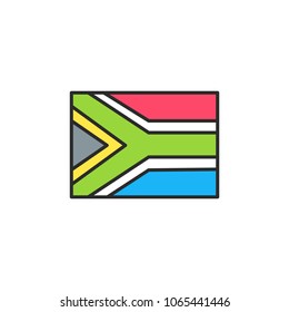 Africa icon vector. Africa sign on white background. Africa icon for web and app