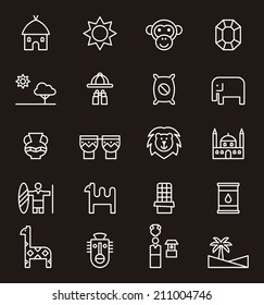 Africa icons