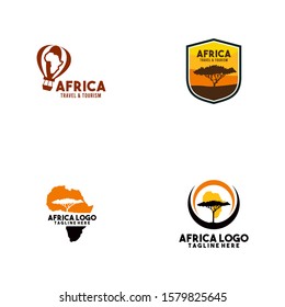Africa Logo Design Vector Template