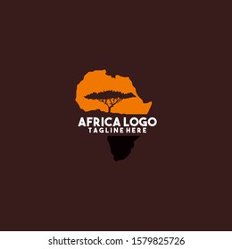 Africa Logo Design Vector Template