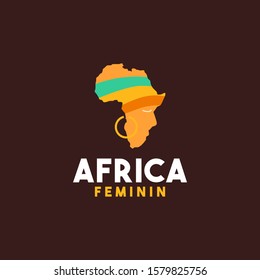 Africa Logo Design Vector Template