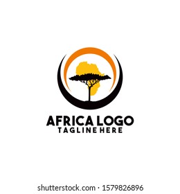 Africa Logo Design Vector Template