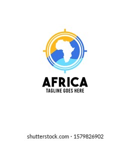 Africa Logo Design Vector Template