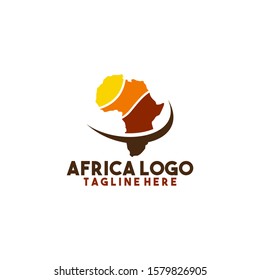 Africa Logo Design Vector Template