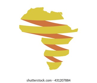 africa map design image vector