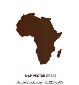 africa map High Detailed on white background. Abstract design vector illustration eps 10