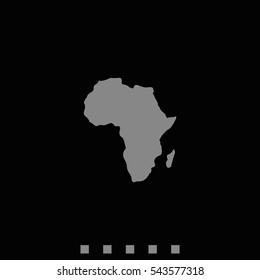 Africa map illustration.