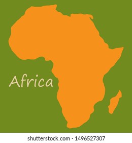 Africa map illustration history, icon, illustrationt