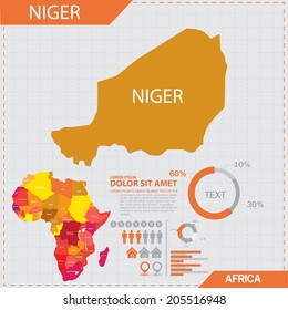 africa map infographic