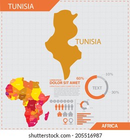 africa map infographic