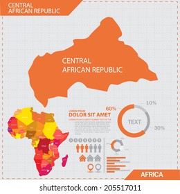 africa map infographic