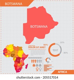 africa map infographic