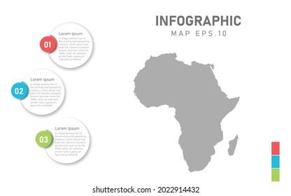 africa map infographic. Global business marketing concept. World transportation infographics data.