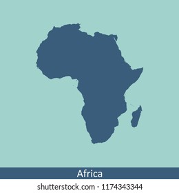 Africa map vector