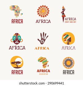 Africa and Safari elements and icons - Shutterstock ID 290699441
