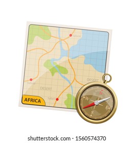 Africa safari map vector design illustration isolated on white background