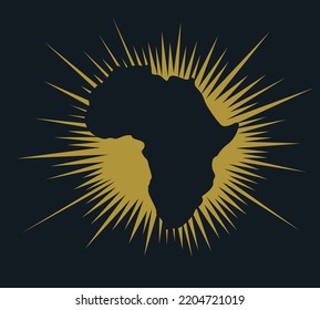 Africa is the world’s second largest continent after Asia. The continent is cut almost equally in two by the Equator. The graphic depicts hope for Africa and all the nations within Africa.