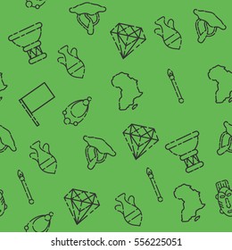 Africa set pattern. Vector illustration EPS 10