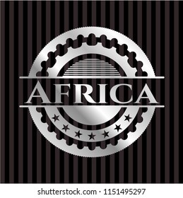 Africa silvery badge