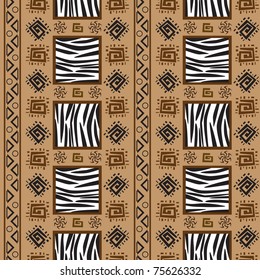 Africa stile ornament background