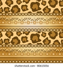 Africa stile ornament background