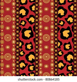 Africa stile ornament background